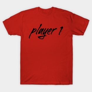 Player 1 Gamer Design T-Shirt